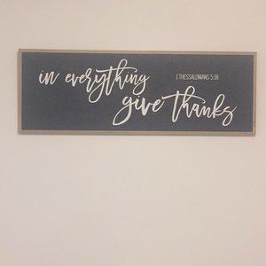 Wooden Bible Verse Wall Decor 3 x 1